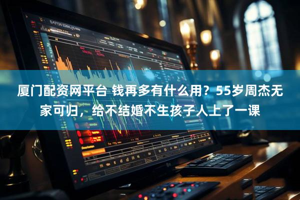 厦门配资网平台 钱再多有什么用？55岁周杰无家可归，给不结婚不生孩子人上了一课
