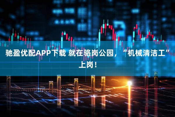 驰盈优配APP下载 就在骆岗公园，“机械清洁工”上岗！